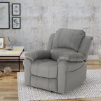 Fauteuil inclinable planeur manuel pour salon et chambre – Gris