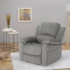 Fauteuil inclinable planeur manuel pour salon et chambre – Gris