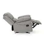 Fauteuil inclinable planeur manuel pour salon et chambre – Gris