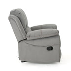 Fauteuil inclinable planeur manuel pour salon et chambre – Gris