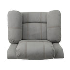 Fauteuil inclinable planeur manuel pour salon et chambre – Gris