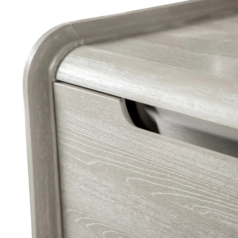 Commode à 5 tiroirs en bois massif moderne – Chiffonnier et meuble de rangement pour chambre à coucher