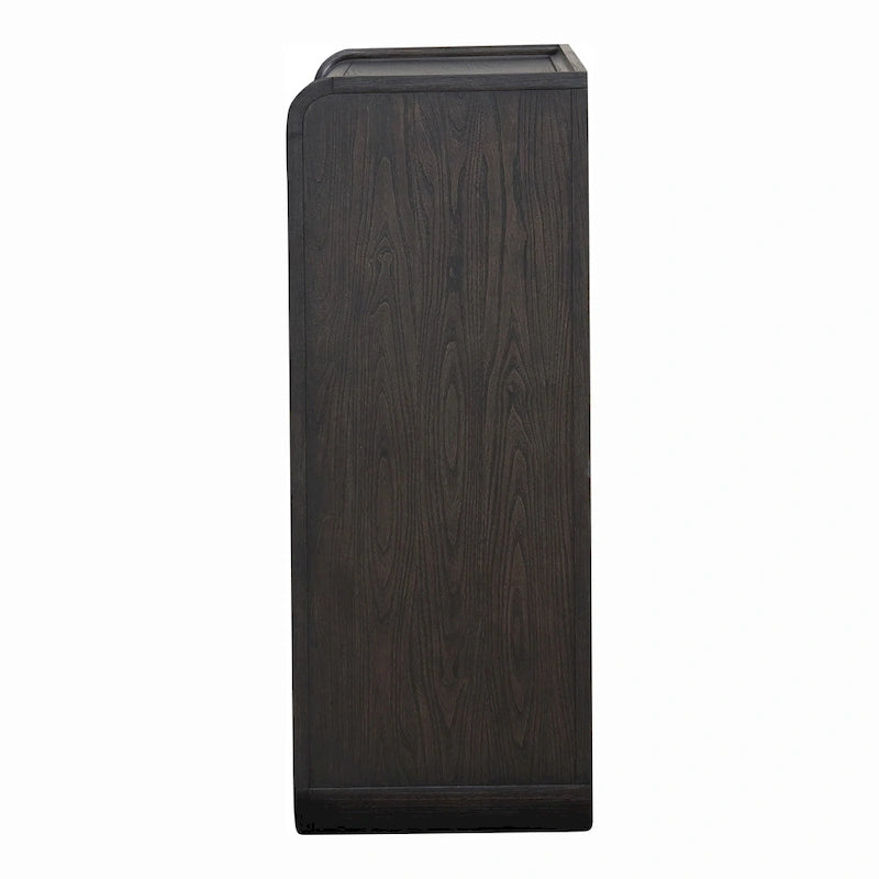Commode à 5 tiroirs en bois massif moderne – Chiffonnier et meuble de rangement pour chambre à coucher