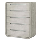 Commode à 5 tiroirs en bois massif moderne – Chiffonnier et meuble de rangement pour chambre à coucher