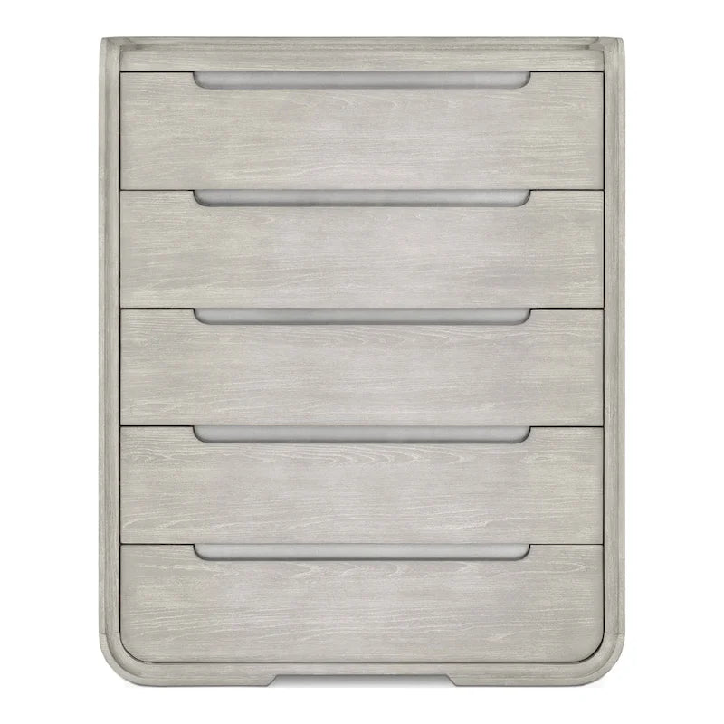 Commode à 5 tiroirs en bois massif moderne – Chiffonnier et meuble de rangement pour chambre à coucher