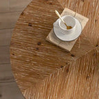 31,29 Table Basse Ronde Moderne Rétro avec Jonction