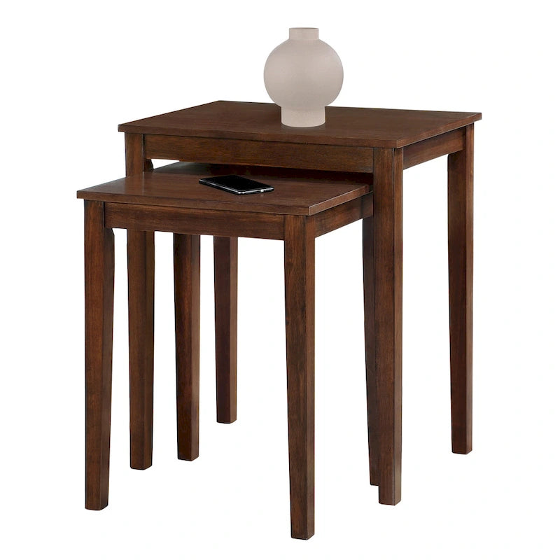 Tables gigognes - Ensemble de 2 tables d'appoint pour salon
