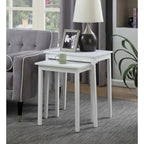Tables gigognes - Ensemble de 2 tables d'appoint pour salon