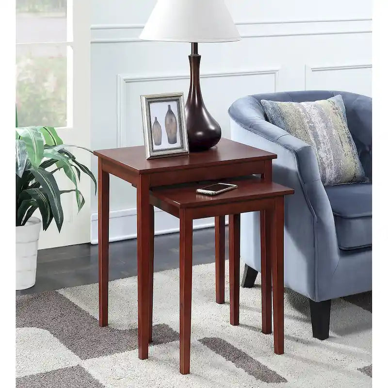 Tables gigognes - Ensemble de 2 tables d'appoint pour salon