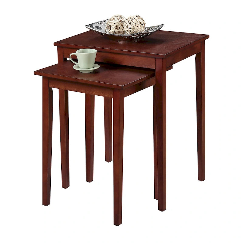 Tables gigognes - Ensemble de 2 tables d'appoint pour salon