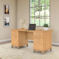 Bureau d'ordinateur de 60 pouces avec tiroirs – Bureau d'écriture pour bureau à domicile