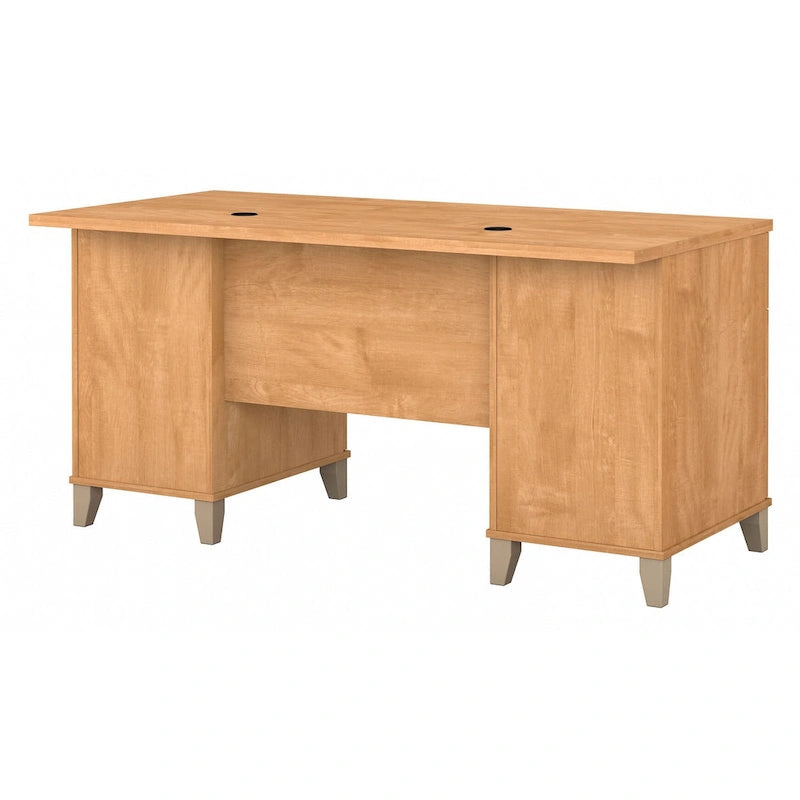 Bureau d'ordinateur de 60 pouces avec tiroirs – Bureau d'écriture pour bureau à domicile