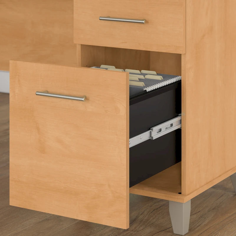 Bureau d'ordinateur de 60 pouces avec tiroirs – Bureau d'écriture pour bureau à domicile
