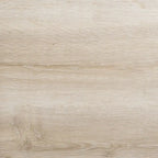 Table d'appoint en bois blanchi de style transitionnel avec station de charge et rangement