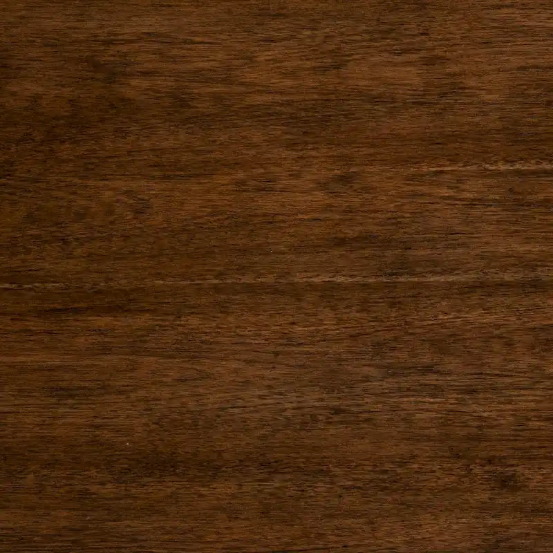 Table basse contemporaine à 2 niveaux avec finition noyer et étagère en métal noir