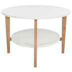 Table basse ovale de style mid-century – 51L x 28P x 18H, Table de salon
