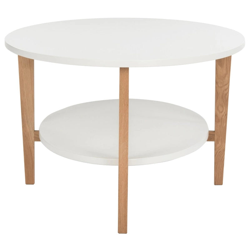 Table basse ovale de style mid-century – 51L x 28P x 18H, Table de salon
