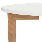 Table basse ovale de style mid-century – 51L x 28P x 18H, Table de salon