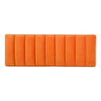 Banc capitonné avec piètement en métal moderne pour chambre ou entrée