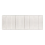 Banc capitonné avec piètement en métal moderne pour chambre ou entrée