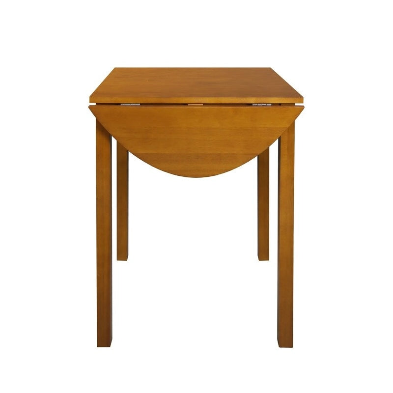 Table de salle à manger à abattants en bois massif - 39,25L x 23,25P x 29H