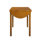 Table de salle à manger à abattants en bois massif - 39,25L x 23,25P x 29H