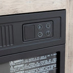 Meuble télé avec cheminée électrique et télécommande