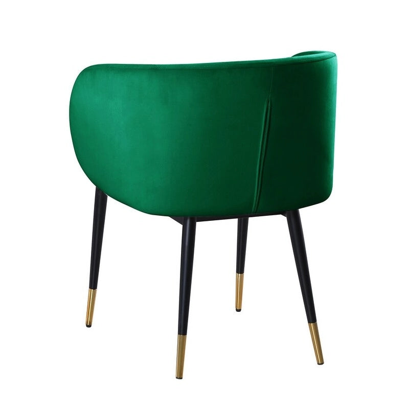 Chaise de salle à manger rustique en velours – Chaise d'appoint pour salle à manger