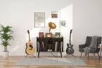 Record Player Stand with Power Outlet and USB Ports, Vinyl Record Storage Table,Vinyl Holder Display Shelf