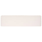 Banc rembourré en bouclette de 152 cm – Assise moderne pour entrée et chambre